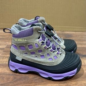 Merrell Thermoshiver 2.0 Waterproof Hiking Boot - size girls 10.5